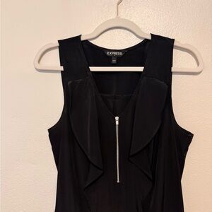 Express Black Sleeveless Romper
